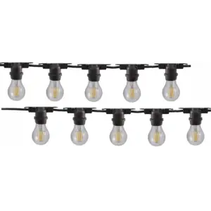 Ghirlanda luminoasa, 10m, interconectabil, E27, IP65, 10m