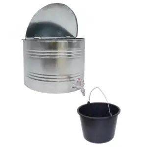 Set bazin apa (lavoar) 10 litri cu robinet si galeata 12 litri