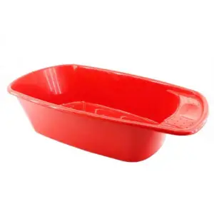 Cadita Mare STERK, Dimensiune 24x90x47 cm, Rosie Plastic