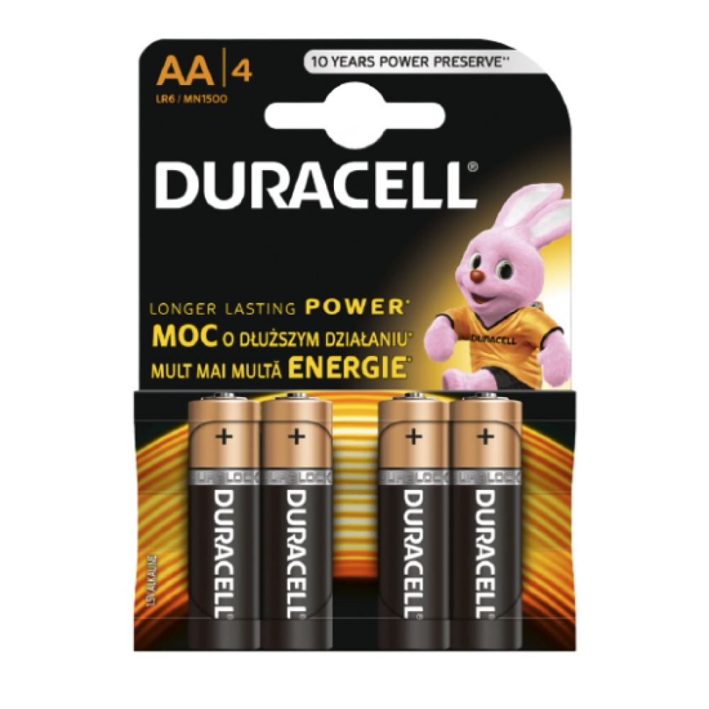 Baterie Duracell R6 (AA) Alkalina -4 buc/set Baterie Duracell R6 (AA) Alkalina -4 buc/set