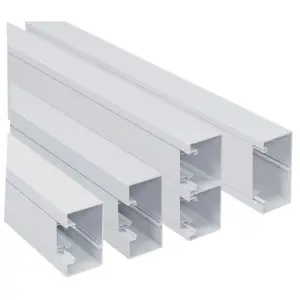 Canal cablu PVC 20x10 mm, 2 metri liniari