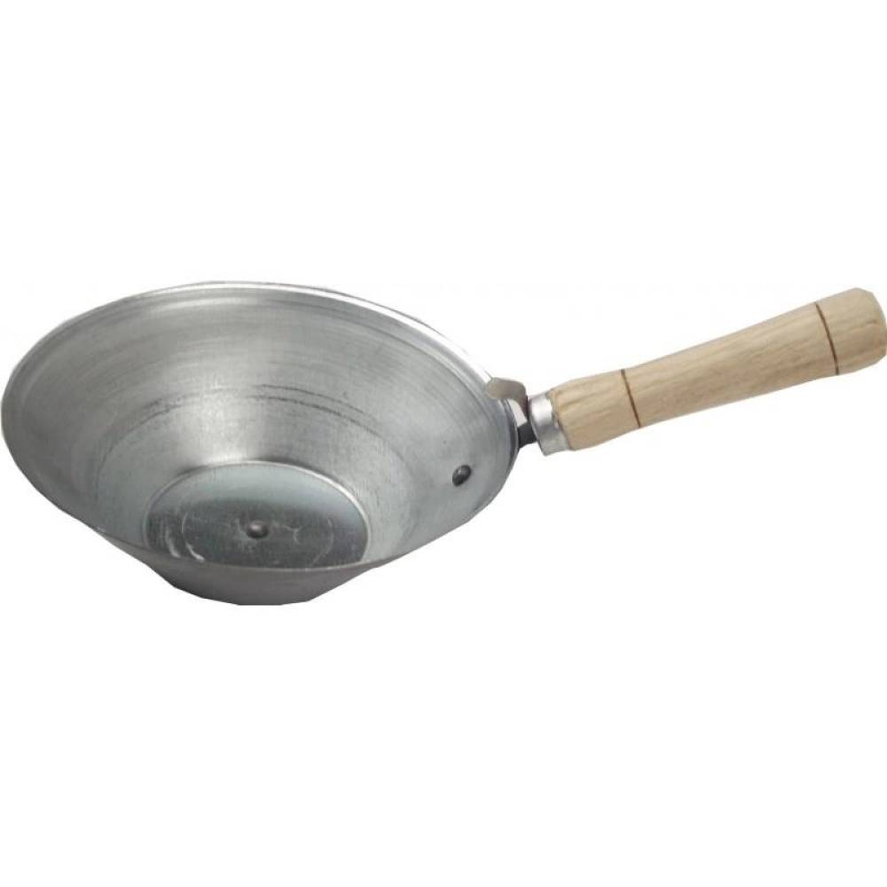 Cancioc din otel zincat, maner din lemn Cancioc din otel zincat, maner din lemn