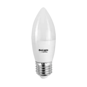 Bec Led Lumanare E27 dl C37, 9W=80W, 6400K, lumina rece