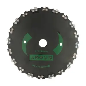 Disc motocoasa circular cu dinti lant drujba. 230mm
