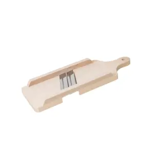 Razatoare, maruntitor pentru varza, cu 2 cutite, lemn fag 36x11.4x3.5 cm