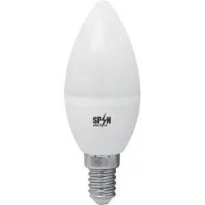 Bec Led Lumanare E14, model C37, 7W=60W, 2700K, lumina calda