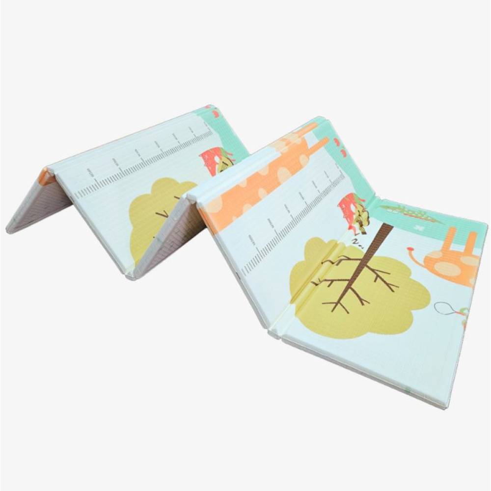 Covoras de joaca termic pentru copii, 2 fete, girafe si pinguini, 180x200cm Covoras de joaca termic pentru copii, 2 fete, girafe si pinguini, 180x200cm