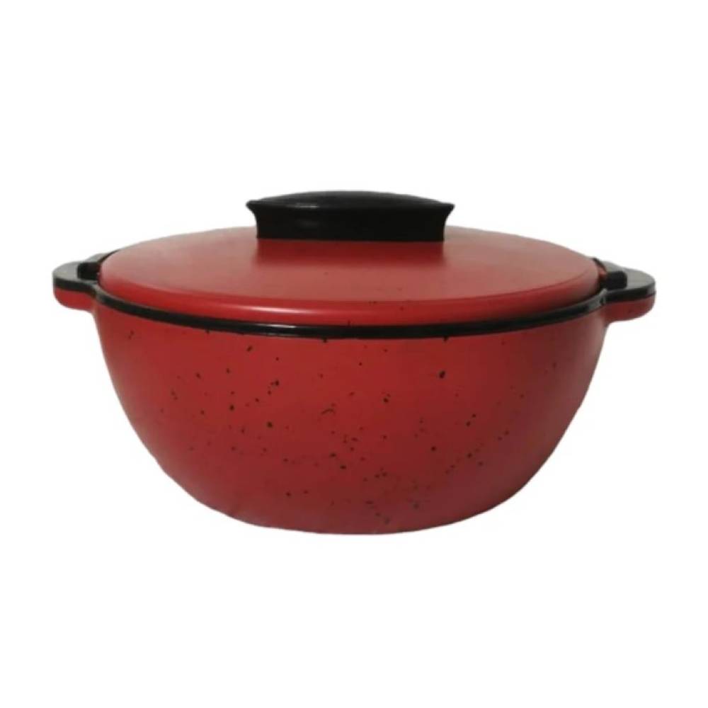 Caserola termica 5.1 litri cu capac rosie Caserola termica 5.1 litri cu capac rosie