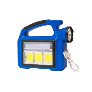 Lanterna 3 tipuri de lumina incarcare solara, USB