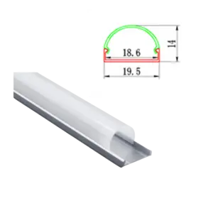 Profil Aluminiu 1m Convex 19.5X14.9/18.6mm