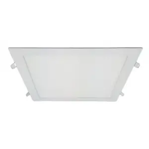 Spot Led Slim Patrat 300x300mm, 24W=200W, 2700K, lumina calda