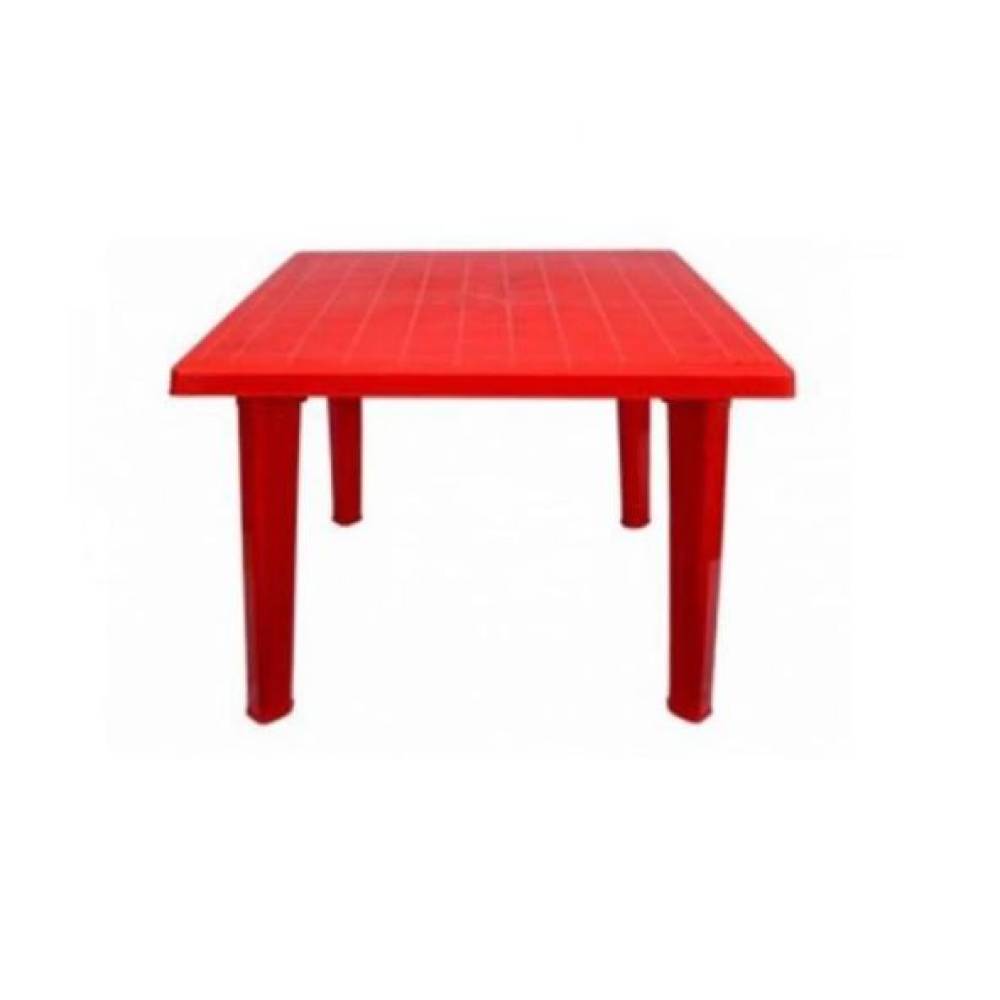 Masa cu scaune terasa rosii, set 4 persoane (exterior) Masa cu scaune terasa rosii, set 4 persoane (exterior)