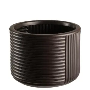 Ghiveci mare wenghe, ira, rotund 38 x 30 cm