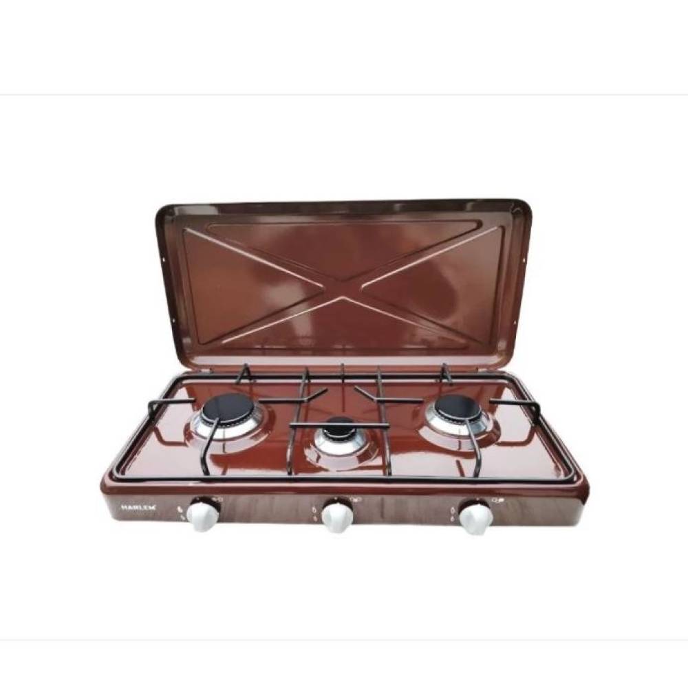 Aragaz cu 3 ochiuri, Maro si chit racordare pentru Butelie Aragaz cu 3 ochiuri, Maro si chit racordare pentru Butelie