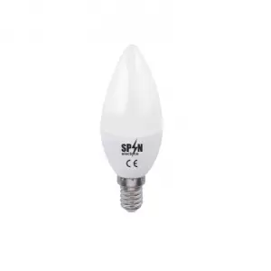 Bec Bl Led Lumanare E14, model C35, 5W=45W, 6400K, lumina rece