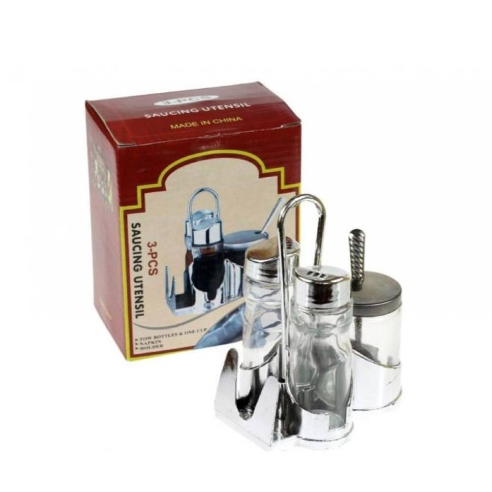 Solnita sare si piper 3 piese, plastic Solnita sare si piper 3 piese, plastic