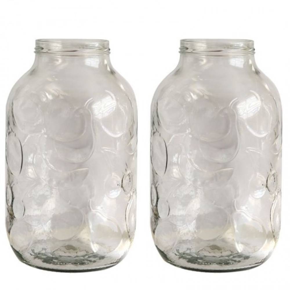 Borcan sticla 5l, 2buc/set Borcan sticla 5l, 2buc/set