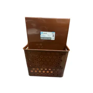 Suport agățat ușa dulap 25x33cm, Maro