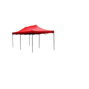 Cort pavilion 3x6m rosu pliabil, cadru metalic , pentru evenimente