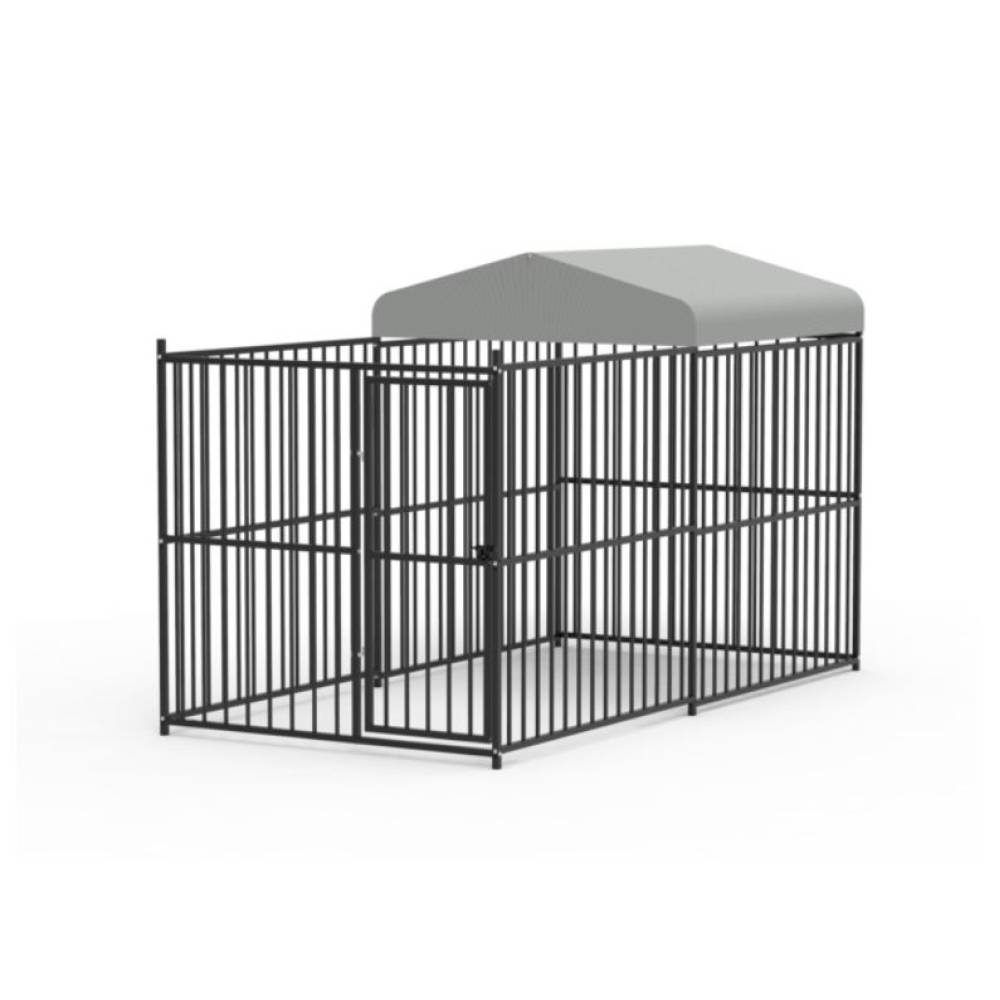 Padoc caine (otel) 1.5 x 3 metri, acoperis partial Padoc caine (otel) 1.5 x 3 metri, acoperis partial