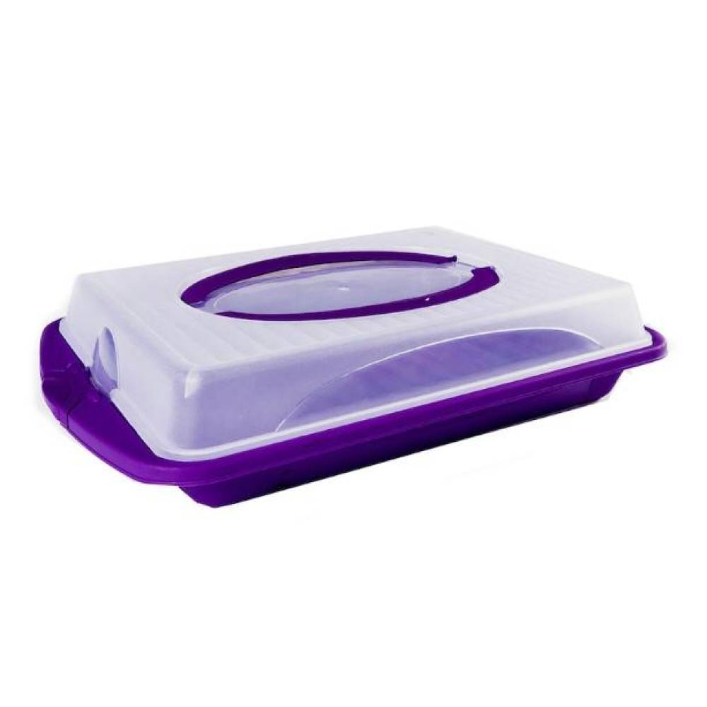 Cutie prajituri/tort cu capac si maner , 45 x 30 x 9.5 cm Cutie prajituri/tort cu capac si maner , 45 x 30 x 9.5 cm