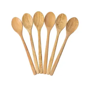Linguri din lemn de bambus 6 bucati, 23cm