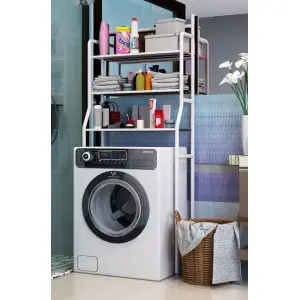 Etajera pentru masina de spalat, metalica