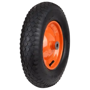 Roata pneumatica cu ax pentru roaba 400-8