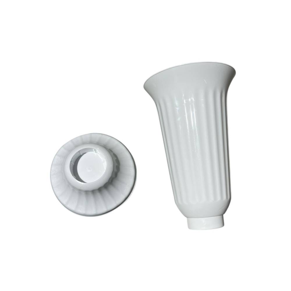 Vaza plastic cimitir 30 cm alba Vaza plastic cimitir 30 cm alba