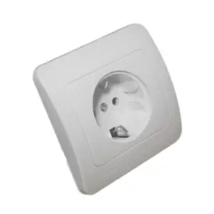 Priza simpla cu Contact de protectie - montaj incastrat