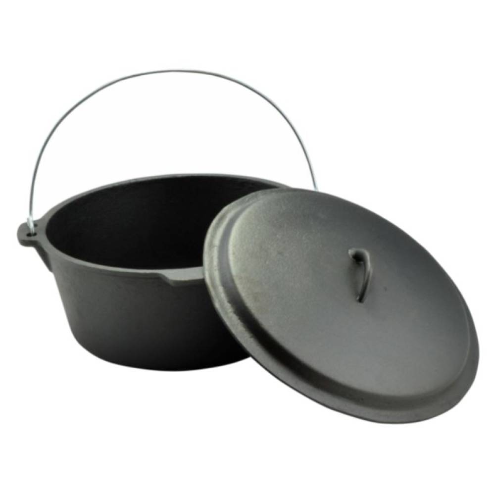 Ceaun fonta 5.5 litri cu capac Ceaun fonta 5.5 litri cu capac
