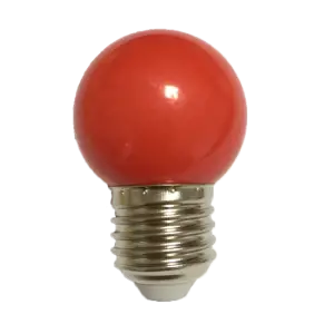 Bec LED G45 Lumina Rosie 1W