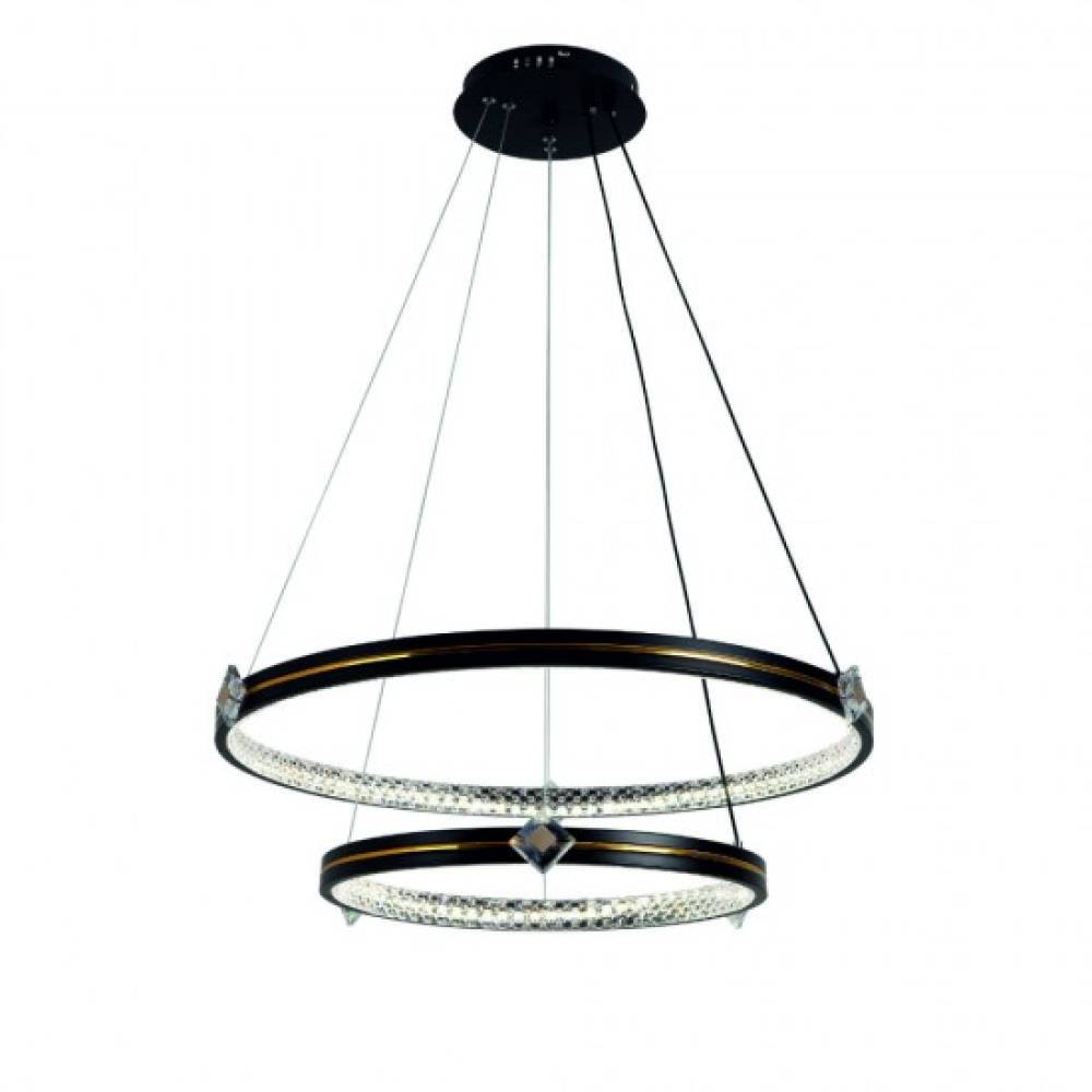 Lustra LED ajustabila, negru cu auriu 85 W Lustra LED ajustabila, negru cu auriu 85 W