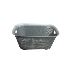 Cos Rufe uscate cu manere Perlat 50L, Gri