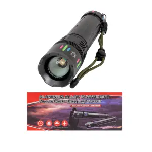 Lanterna 3 tipuri de lumina, USB