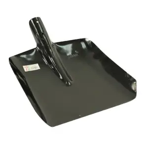 Lopata patrata din otel neagra, 28x24cm