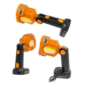 Lanterna stil pistol 7 tipuri de lumina, USB