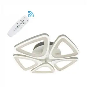 Lustra LED 80 W cu telecomanda ,5 brate, 3 culori