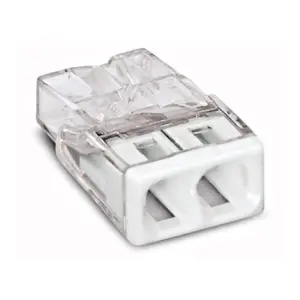 Conector derivatie tip wago 2 poli cablu masiv