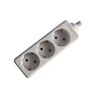 Cap prelungitor cu 3 prize