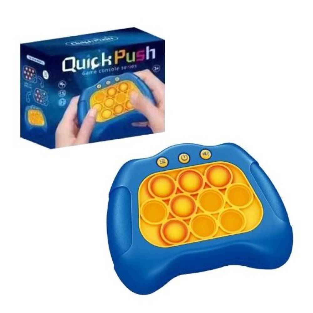 Consola, Joc Interactiv Pop It, Albastru Consola, Joc Interactiv Pop It, Albastru