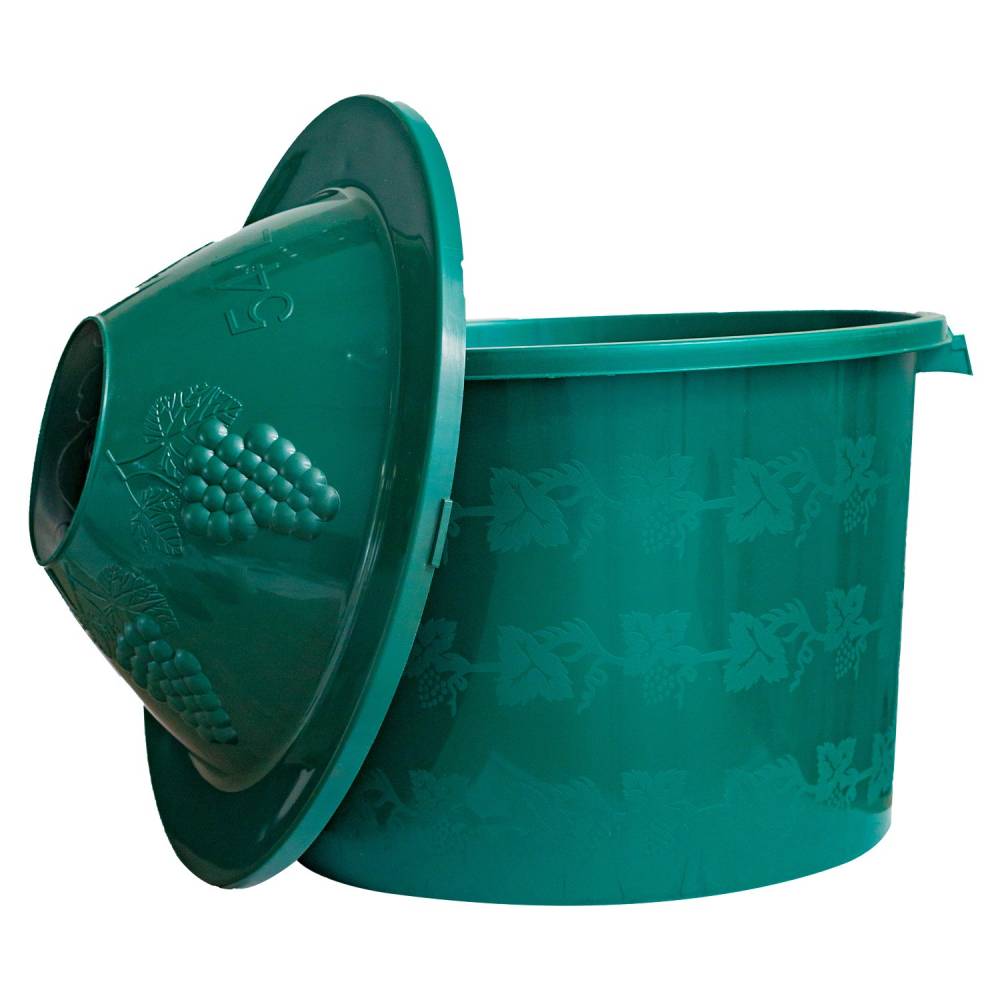 Cos damigeana 54 litri din plastic verde Cos damigeana 54 litri din plastic verde