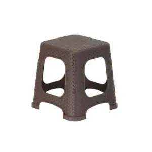 Scaun taburet din plastic, tip ratan 33 cm