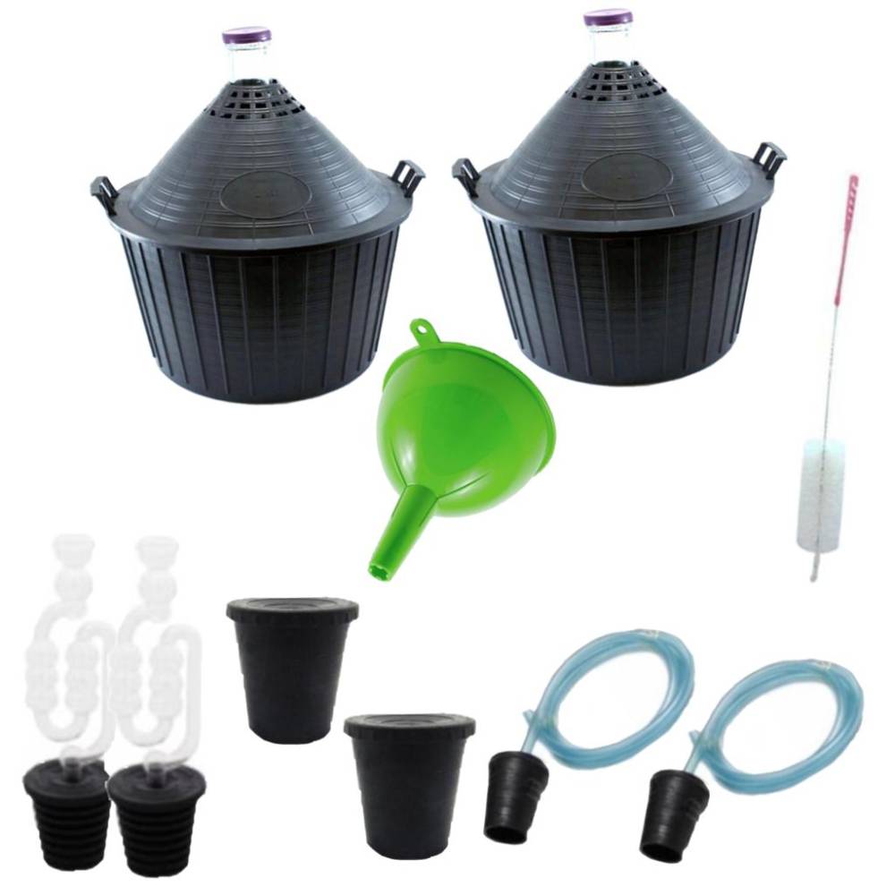 Damigeana 25L, 2 bucati + accesorii vinificatie Damigeana 25L, 2 bucati + accesorii vinificatie
