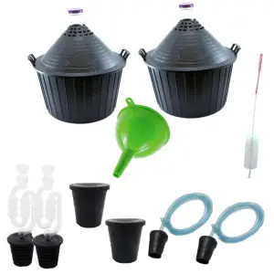 Damigeana 54L 2 bucati + accesorii vinificatie