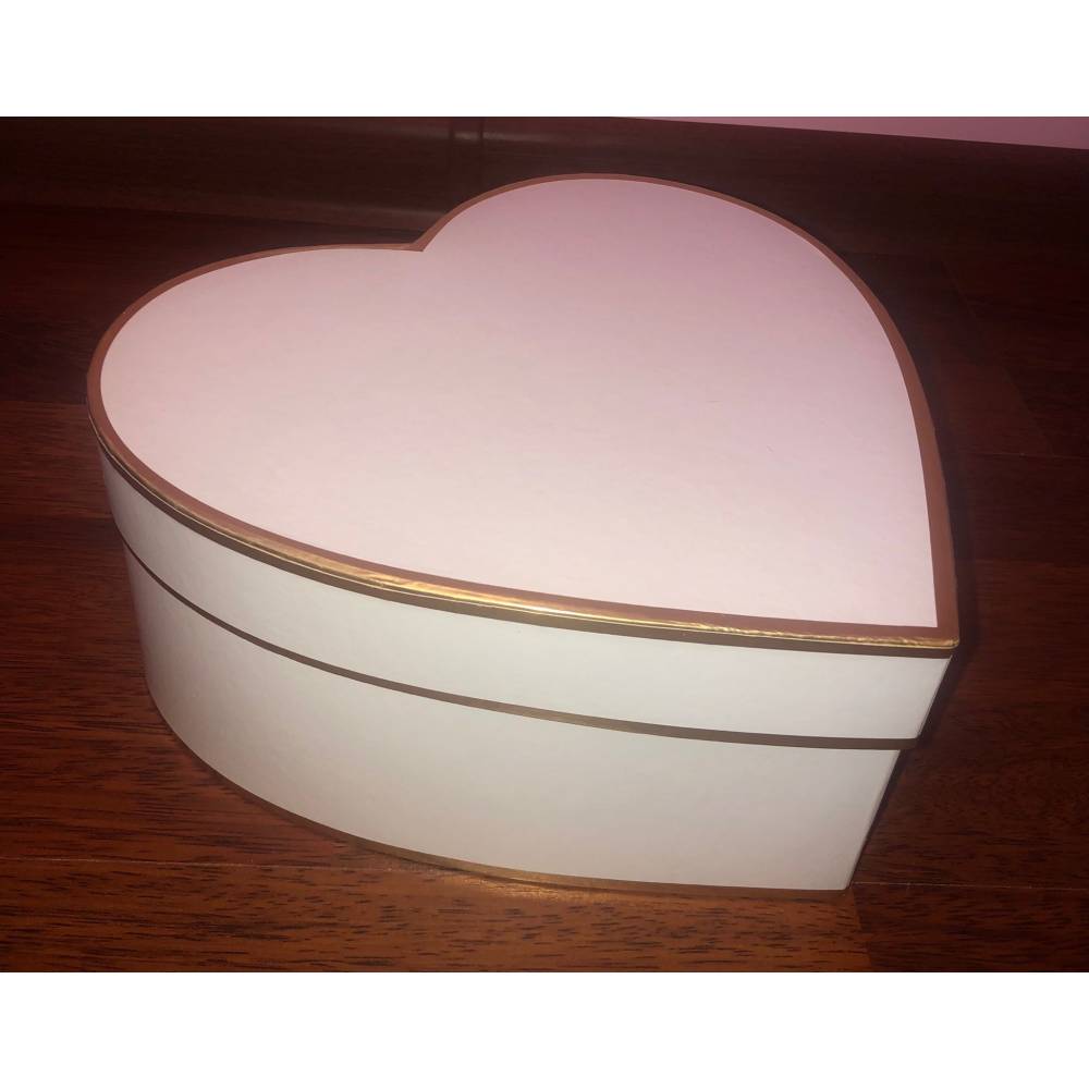 Cutii Aranjamente Florale Inima, Albe, 2 buc/Set Cutii Aranjamente Florale Inima, Albe, 2 buc/Set