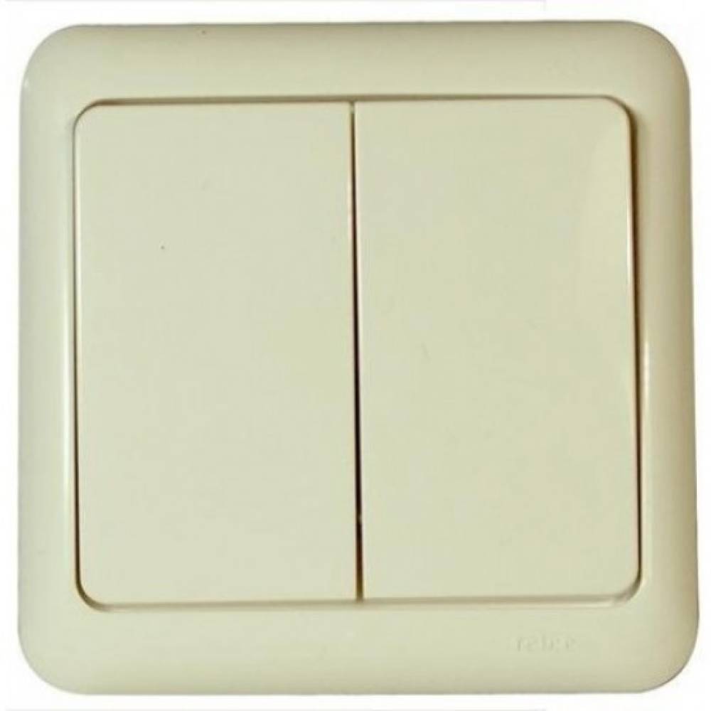 Intrerupator dublu, Comutator Standard 45853 - montaj incastrat Intrerupator dublu, Comutator Standard 45853 - montaj incastrat