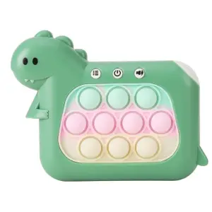Consola, Joc Interactiv Pop It, Model Dinozaur, Verde