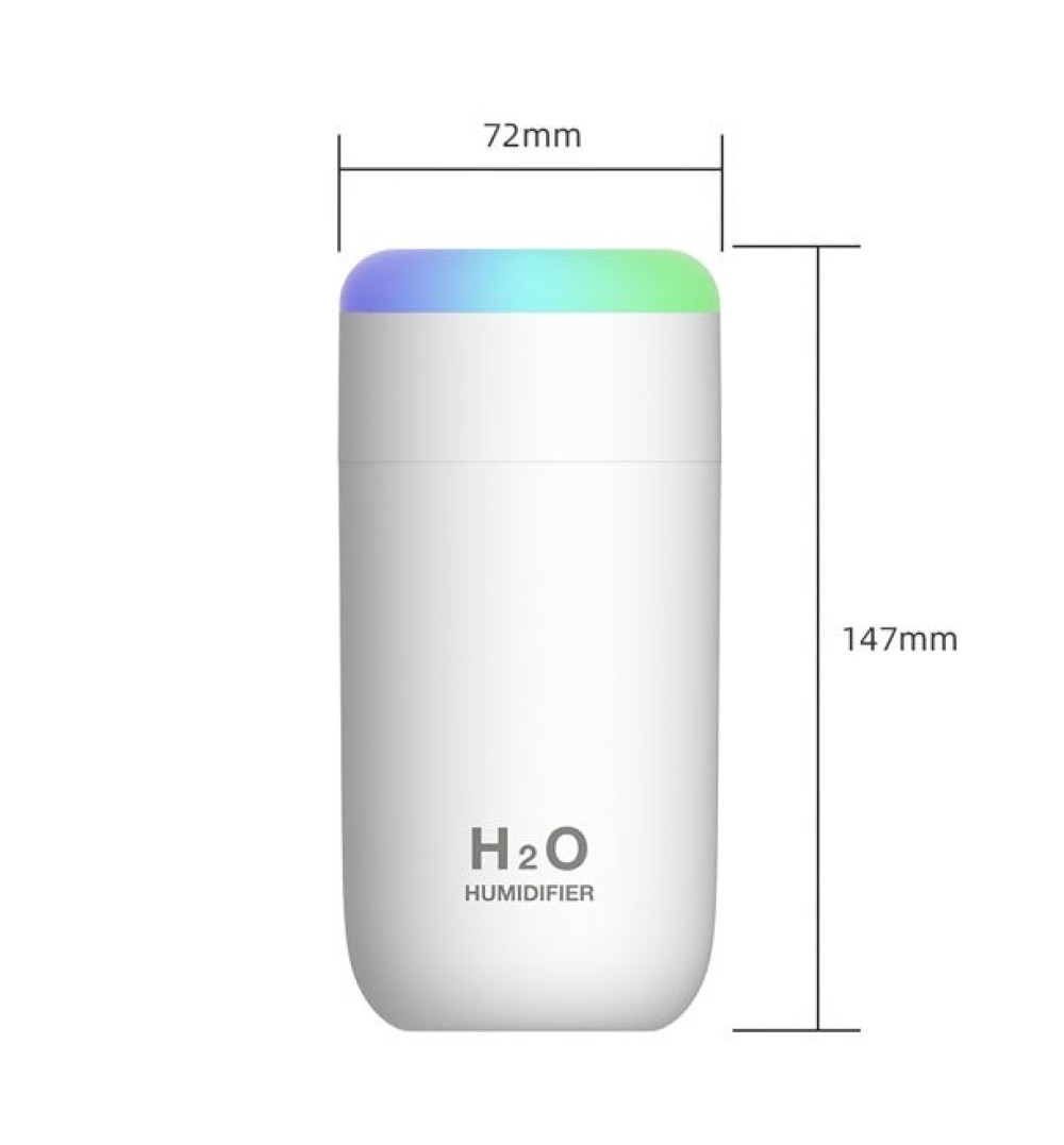 Umidificator H2O cu difuzor de aroma ,diverse culori