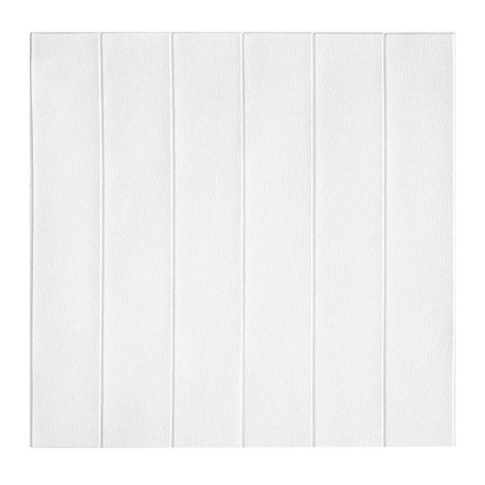 Tapet 3D autoadeziv, 70x70cm, din Rasina, Alb, 10buc/set Tapet 3D autoadeziv, 70x70cm, din Rasina, Alb, 10buc/set